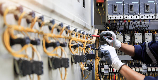 Professional Electrician technician working in Auburn, ME